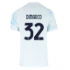 Inter Milan Federico Dimarco #32 Vieraspaita 2025-26 Lyhythihainen
