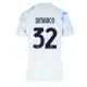 Inter Milan Federico Dimarco #32 Vieraspaita Naisten 2025-26 Lyhythihainen