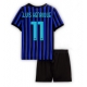 Inter Milan Luis Henrique #11 Kotipaita Lapsille 2025-26 Lyhythihainen (+ Lyhyet housut)