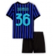 Inter Milan Matteo Darmian #36 Kotipaita Lapsille 2025-26 Lyhythihainen (+ Lyhyet housut)