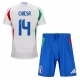 Italia Federico Chiesa #14 Vieraspaita Lapsille EM-Kisat 2024 Lyhythihainen (+ Lyhyet housut)