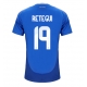 Italia Mateo Retegui #19 Kotipaita EM-Kisat 2024 Lyhythihainen