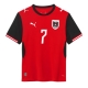Itävalta Marko Arnautovic #7 Kotipaita MM-kisat 2026 Lyhythihainen