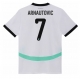 Itävalta Marko Arnautovic #7 Vieraspaita Naisten EM-Kisat 2024 Lyhythihainen