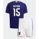 Japani Daichi Kamada #15 Kotipaita Lapsille MM-kisat 2026 Lyhythihainen (+ Lyhyet housut)
