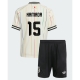 Japani Daichi Kamada #15 Vieraspaita Lapsille MM-kisat 2026 Lyhythihainen (+ Lyhyet housut)