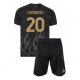 Juventus Andrea Cambiaso #20 Kolmaspaita Lapsille 2026-27 Lyhythihainen (+ Lyhyet housut)