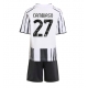 Juventus Andrea Cambiaso #27 Kotipaita Lapsille 2025-26 Lyhythihainen (+ Lyhyet housut)