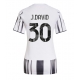 Juventus Jonathan David #30 Kotipaita Naisten 2025-26 Lyhythihainen