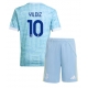 Juventus Kenan Yildiz #10 Vieraspaita Lapsille 2025-26 Lyhythihainen (+ Lyhyet housut)
