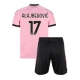 Juventus Kerim Alajbegovic #17 Vieraspaita Lapsille 2026-27 Lyhythihainen (+ Lyhyet housut)