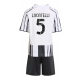 Juventus Manuel Locatelli #5 Kotipaita Lapsille 2025-26 Lyhythihainen (+ Lyhyet housut)