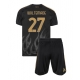 Juventus Nick Woltemade #27 Kolmaspaita Lapsille 2026-27 Lyhythihainen (+ Lyhyet housut)