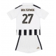 Juventus Nick Woltemade #27 Kotipaita Lapsille 2026-27 Lyhythihainen (+ Lyhyet housut)