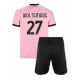 Juventus Nick Woltemade #27 Vieraspaita Lapsille 2026-27 Lyhythihainen (+ Lyhyet housut)