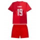 Kanada Alphonso Davies #19 Kotipaita Lapsille MM-kisat 2026 Lyhythihainen (+ Lyhyet housut)