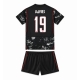 Kanada Alphonso Davies #19 Vieraspaita Lapsille MM-kisat 2026 Lyhythihainen (+ Lyhyet housut)