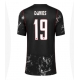 Kanada Alphonso Davies #19 Vieraspaita Naisten MM-kisat 2026 Lyhythihainen