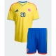 Kolumbia Juan Fernando Quintero #20 Kotipaita Lapsille MM-kisat 2026 Lyhythihainen (+ Lyhyet housut)