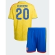 Kolumbia Juan Fernando Quintero #20 Kotipaita Lapsille MM-kisat 2026 Lyhythihainen (+ Lyhyet housut)
