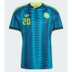 Kolumbia Juan Fernando Quintero #20 Vieraspaita MM-kisat 2026 Lyhythihainen