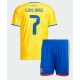 Kolumbia Luis Diaz #7 Kotipaita Lapsille MM-kisat 2026 Lyhythihainen (+ Lyhyet housut)