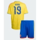 Kolumbia Rafael Santos Borre #19 Kotipaita Lapsille MM-kisat 2026 Lyhythihainen (+ Lyhyet housut)