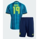 Kolumbia Rafael Santos Borre #19 Vieraspaita Lapsille MM-kisat 2026 Lyhythihainen (+ Lyhyet housut)