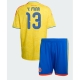Kolumbia Yerry Mina #13 Kotipaita Lapsille MM-kisat 2026 Lyhythihainen (+ Lyhyet housut)