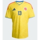 Kolumbia Yerry Mina #13 Kotipaita MM-kisat 2026 Lyhythihainen
