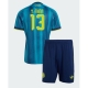 Kolumbia Yerry Mina #13 Vieraspaita Lapsille MM-kisat 2026 Lyhythihainen (+ Lyhyet housut)