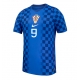 Kroatia Andrej Kramaric #9 Vieraspaita MM-kisat 2026 Lyhythihainen