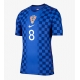 Kroatia Mateo Kovacic #8 Vieraspaita MM-kisat 2026 Lyhythihainen