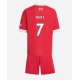 Liverpool Florian Wirtz #7 Kotipaita Lapsille 2025-26 Lyhythihainen (+ Lyhyet housut)