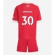 Liverpool Jeremie Frimpong #30 Kotipaita Lapsille 2025-26 Lyhythihainen (+ Lyhyet housut)