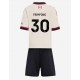Liverpool Jeremie Frimpong #30 Vieraspaita Lapsille 2025-26 Lyhythihainen (+ Lyhyet housut)