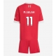 Liverpool Mohamed Salah #11 Kotipaita Lapsille 2025-26 Lyhythihainen (+ Lyhyet housut)