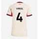 Liverpool Virgil van Dijk #4 Vieraspaita Naisten 2025-26 Lyhythihainen