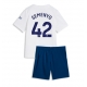 Manchester City Antoine Semenyo #42 Kolmaspaita Lapsille 2026-27 Lyhythihainen (+ Lyhyet housut)