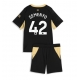 Manchester City Antoine Semenyo #42 Vieraspaita Lapsille 2026-27 Lyhythihainen (+ Lyhyet housut)