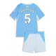 Manchester City Elliot Anderson #5 Kotipaita Lapsille 2026-27 Lyhythihainen (+ Lyhyet housut)