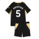 Manchester City Elliot Anderson #5 Vieraspaita Lapsille 2026-27 Lyhythihainen (+ Lyhyet housut)