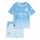 Manchester City Erling Haaland #9 Kotipaita Lapsille 2026-27 Lyhythihainen (+ Lyhyet housut)