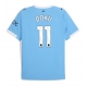 Manchester City Jeremy Doku #11 Kotipaita 2025-26 Lyhythihainen