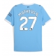 Manchester City Matheus Nunes #27 Kotipaita 2025-26 Lyhythihainen