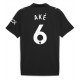 Manchester City Nathan Ake #6 Vieraspaita 2025-26 Lyhythihainen