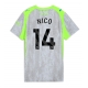 Manchester City Nico Gonzalez #14 Kolmaspaita Naisten 2025-26 Lyhythihainen