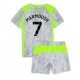 Manchester City Omar Marmoush #7 Kolmaspaita Lapsille 2025-26 Lyhythihainen (+ Lyhyet housut)