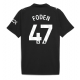 Manchester City Phil Foden #47 Vieraspaita 2025-26 Lyhythihainen