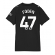 Manchester City Phil Foden #47 Vieraspaita Naisten 2025-26 Lyhythihainen